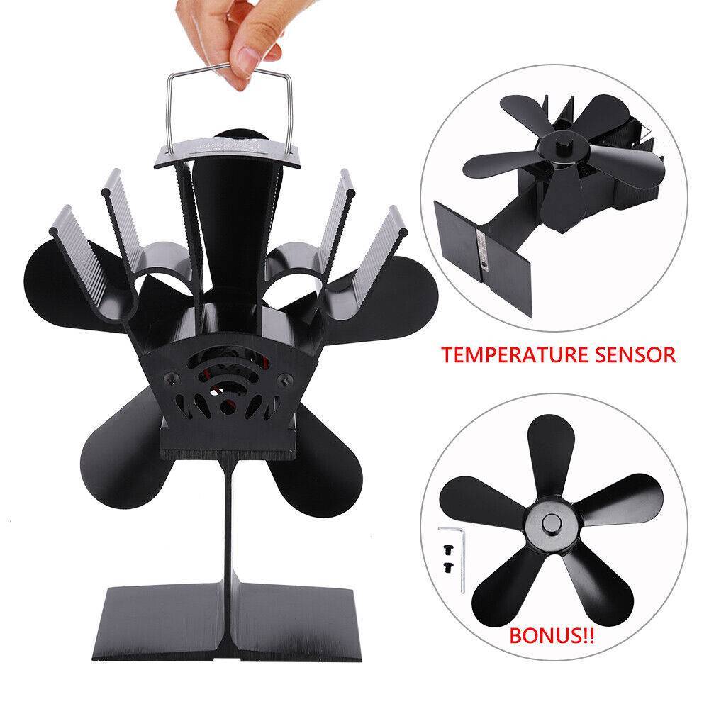 Heat-Powered Fireplace Fan for Efficient Heat Circulation