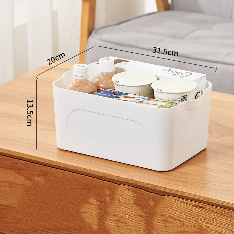 Stackable Rectangular Storage Bins - Space-Saving, Durable, Multi-Use
