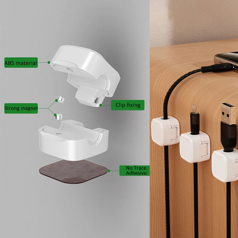 Magnetic Cable Organizer - Eco-Friendly Cable Management Tool