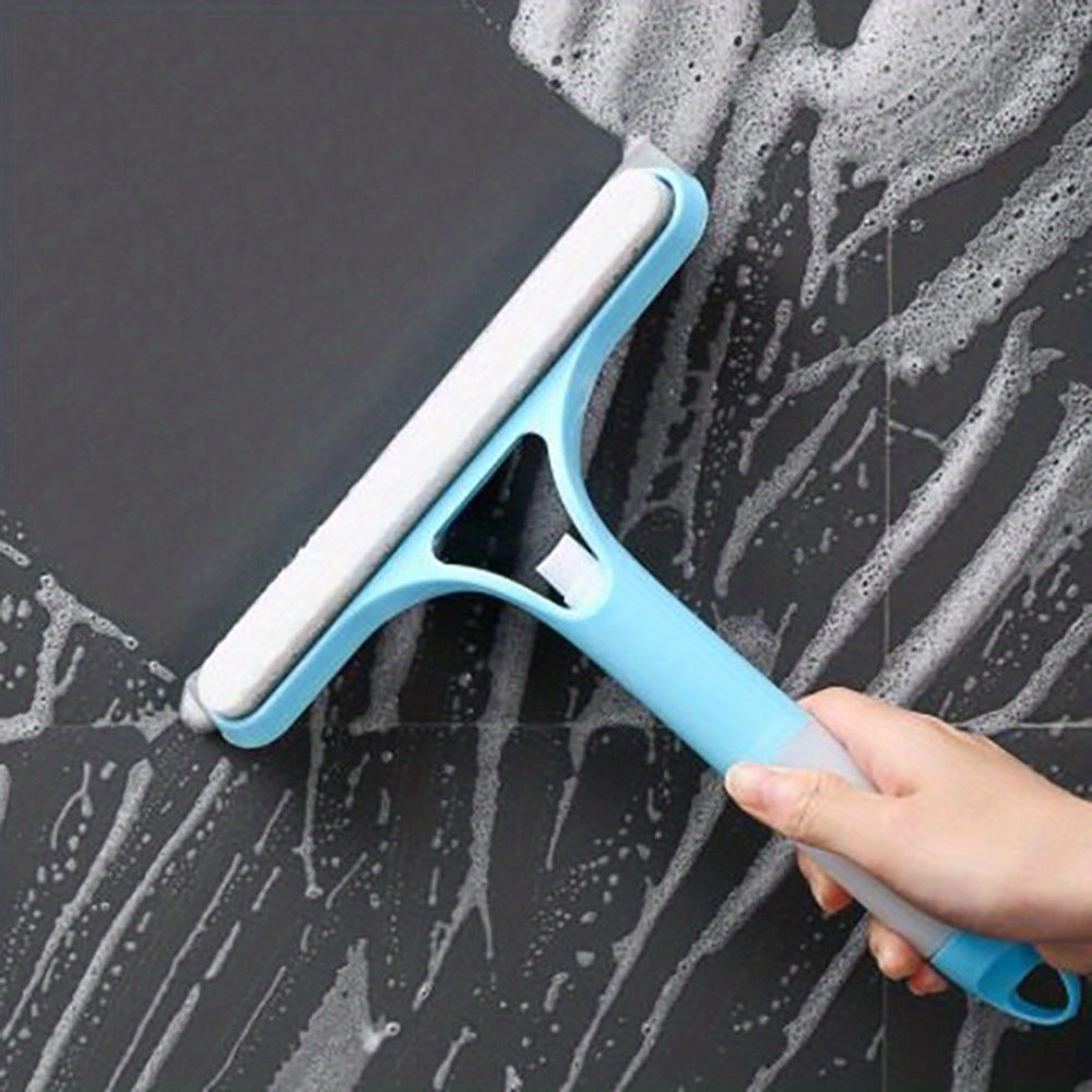 Eco-Friendly Spray Window Cleaner with Squeegee - Water-Saving & Refillable