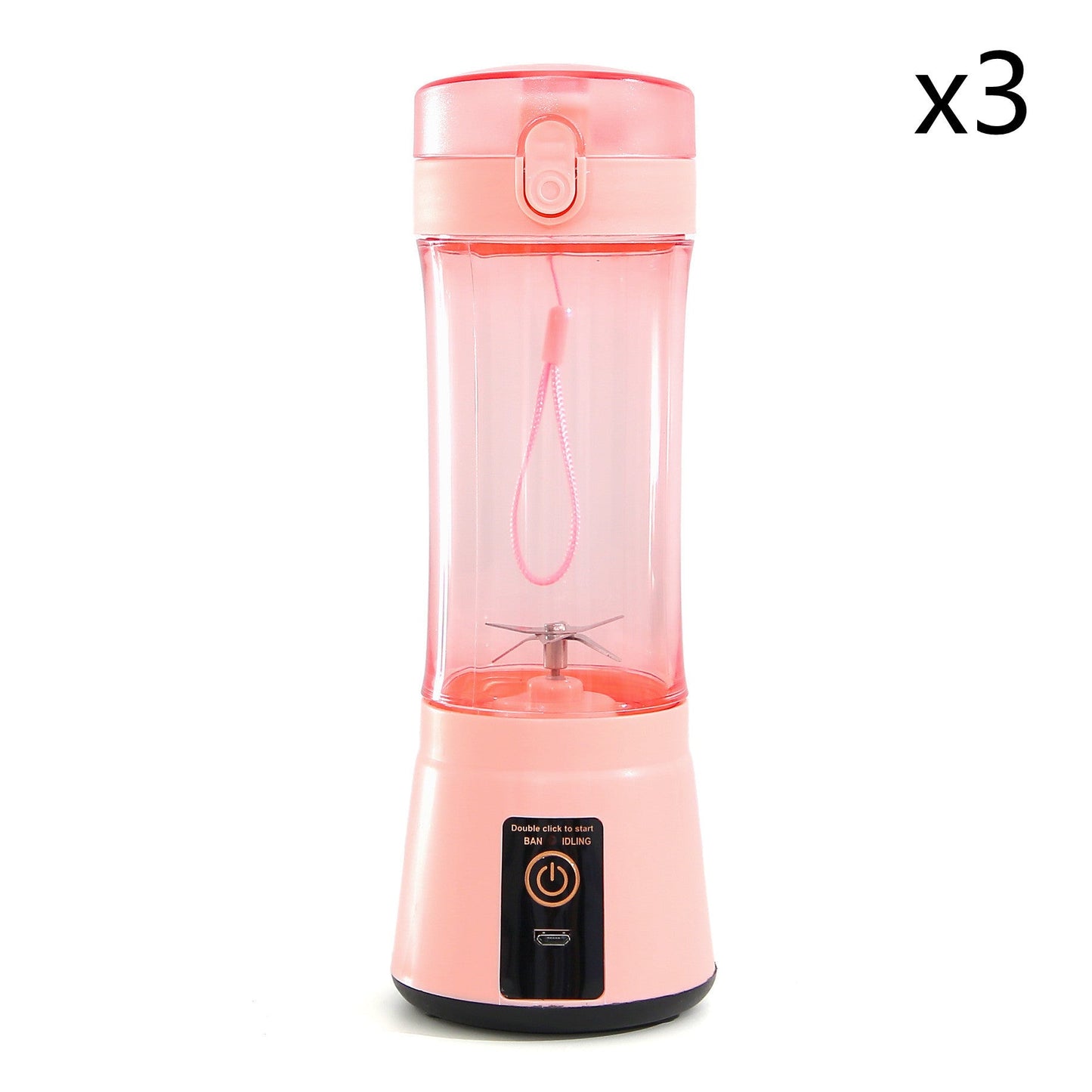Portable Multi-Color Blender for On-the-Go Fresh Drinks