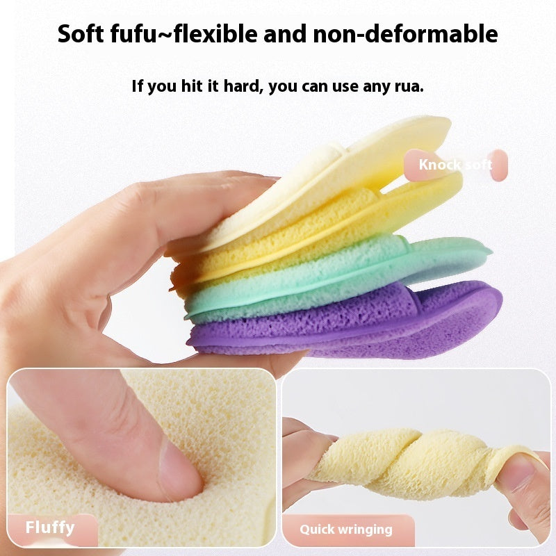 Reusable Face Wash and Makeup Remover Sponge - Eco-Friendly Oval Foam
