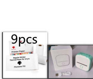 Compact Eco-Friendly Portable Label Printer for Home Organization