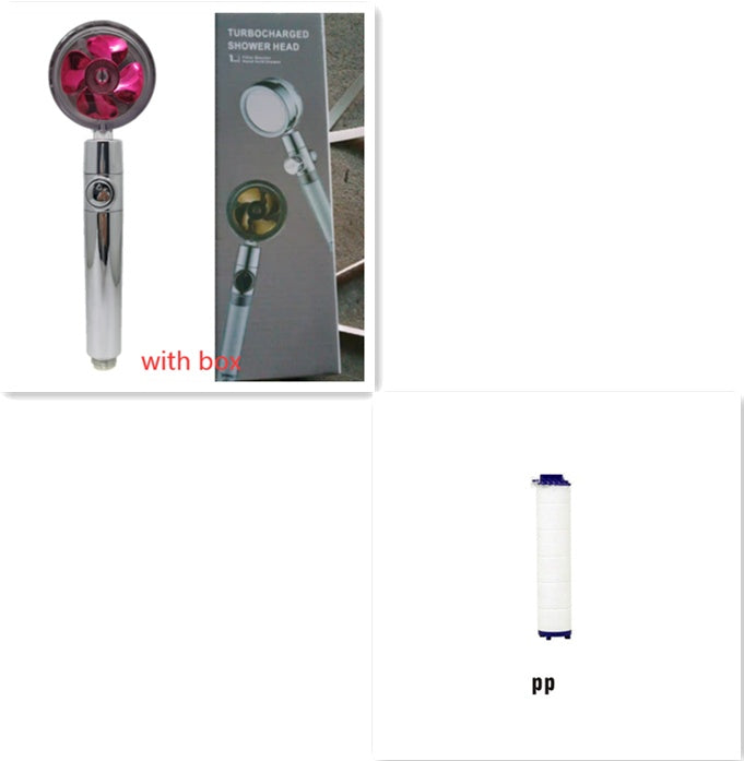 Water-Saving Handheld Shower Head with 360° Rotation and Adjustable Angles