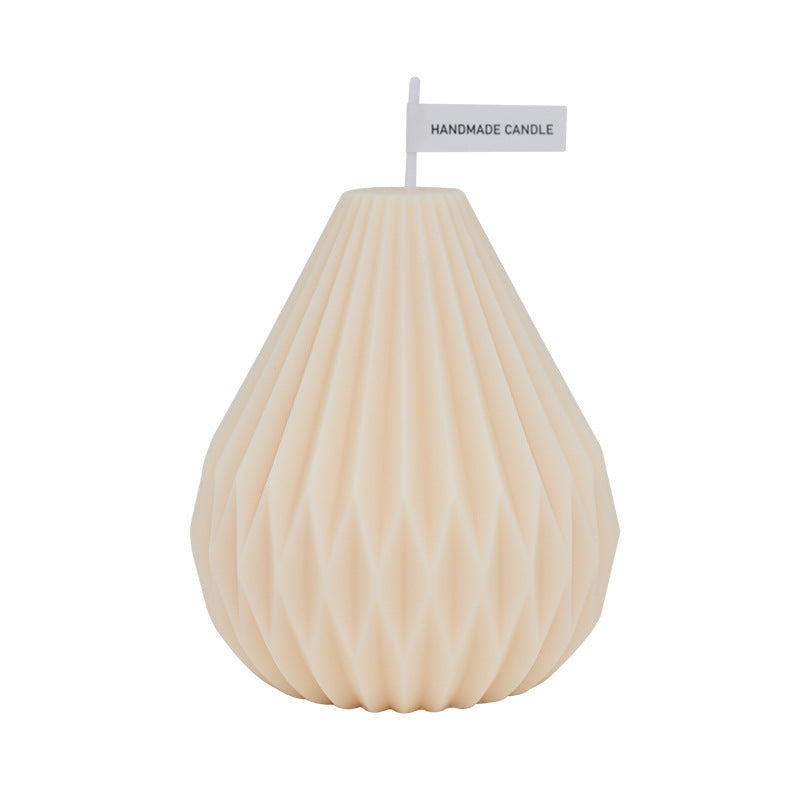 Geometric Pastel Handmade Candles - Eco-Friendly Home Décor