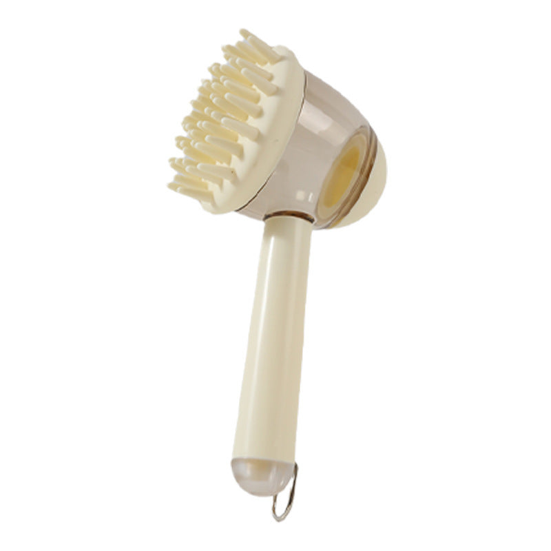 Eco-Friendly Pet Bath Brush with Silicone Bristles