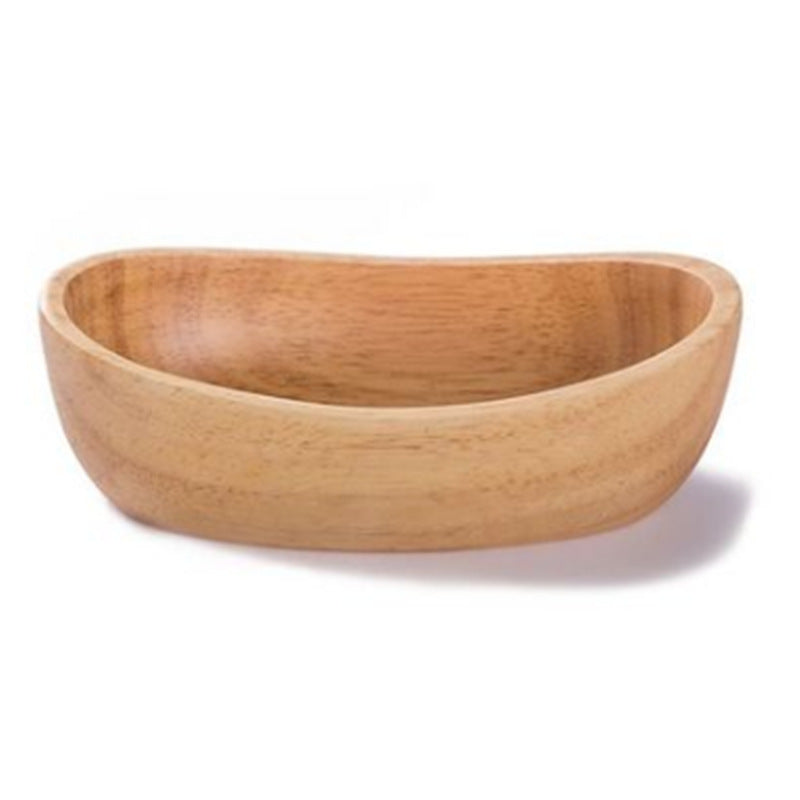 Eco-Friendly Oval Wooden Bowl for Modern Homes
