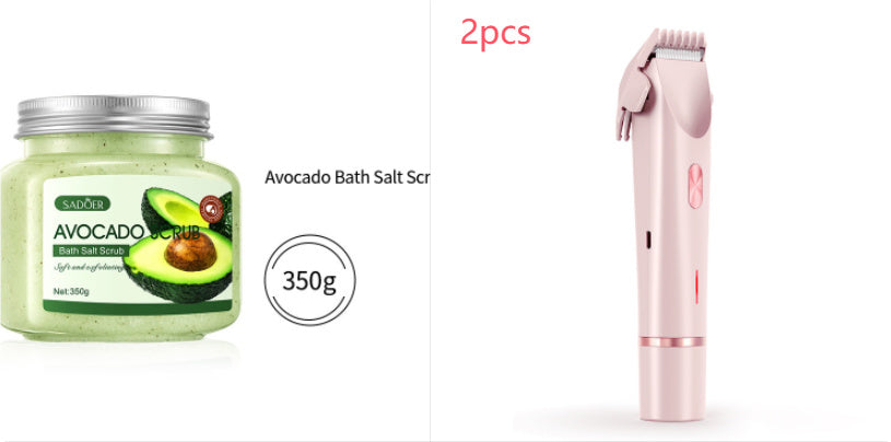 Rechargeable Pink Electric Hair Trimmer for Eco-Friendly Grooming
