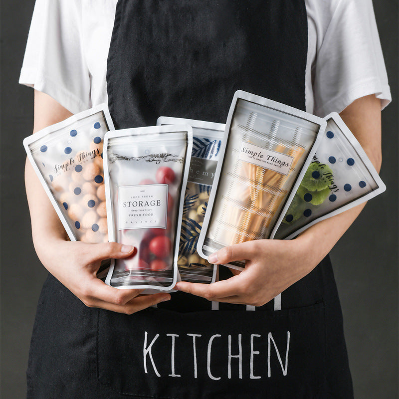 Eco-Friendly Reusable Silicone Storage Bags - Sustainable Food Storage Solution