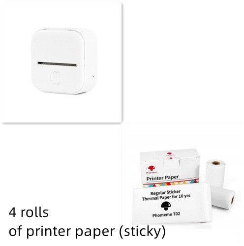 Compact Eco-Friendly Portable Label Printer for Home Organization