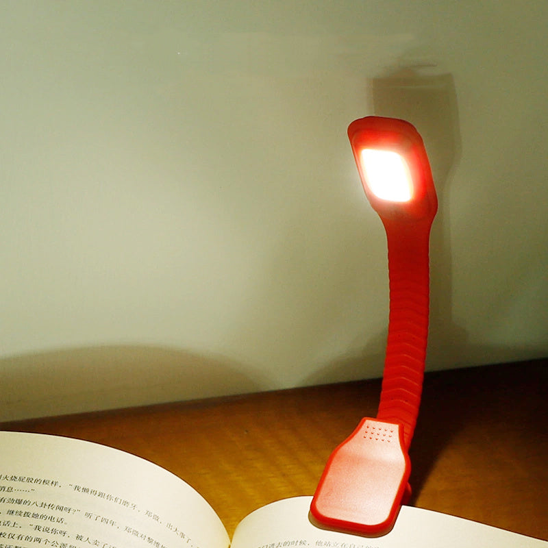 Rechargeable Clip-On LED Reading Light with Flexible Neck