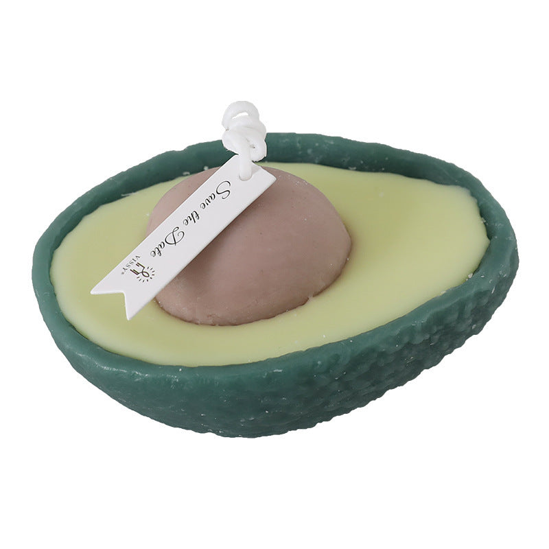 Avocado-Shaped Natural Soap Bar - Eco-Friendly, Biodegradable, Plastic-Free