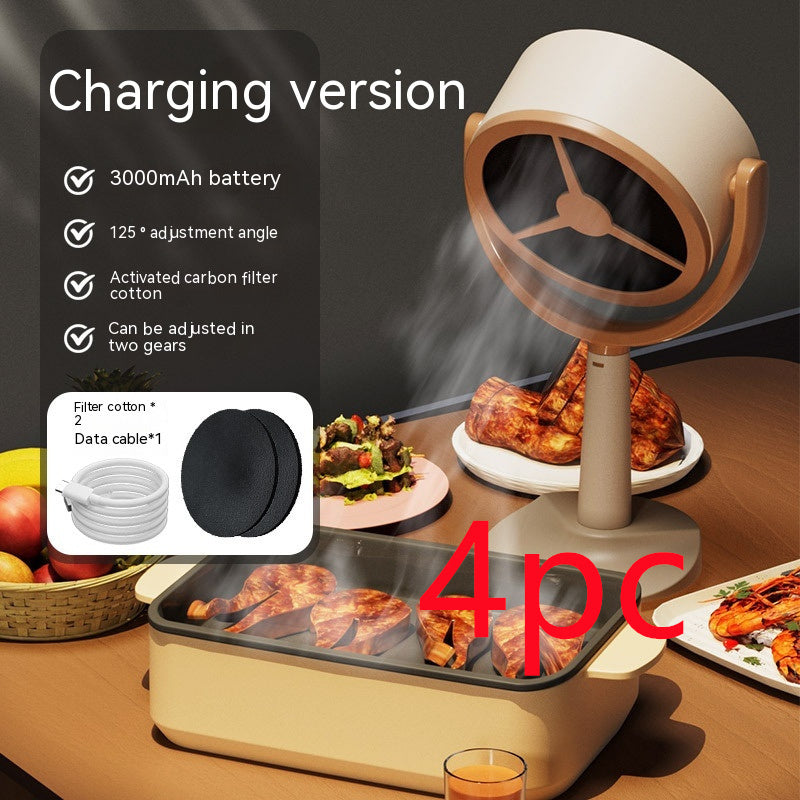Wireless Portable Range Hood for Smoke Reduction
