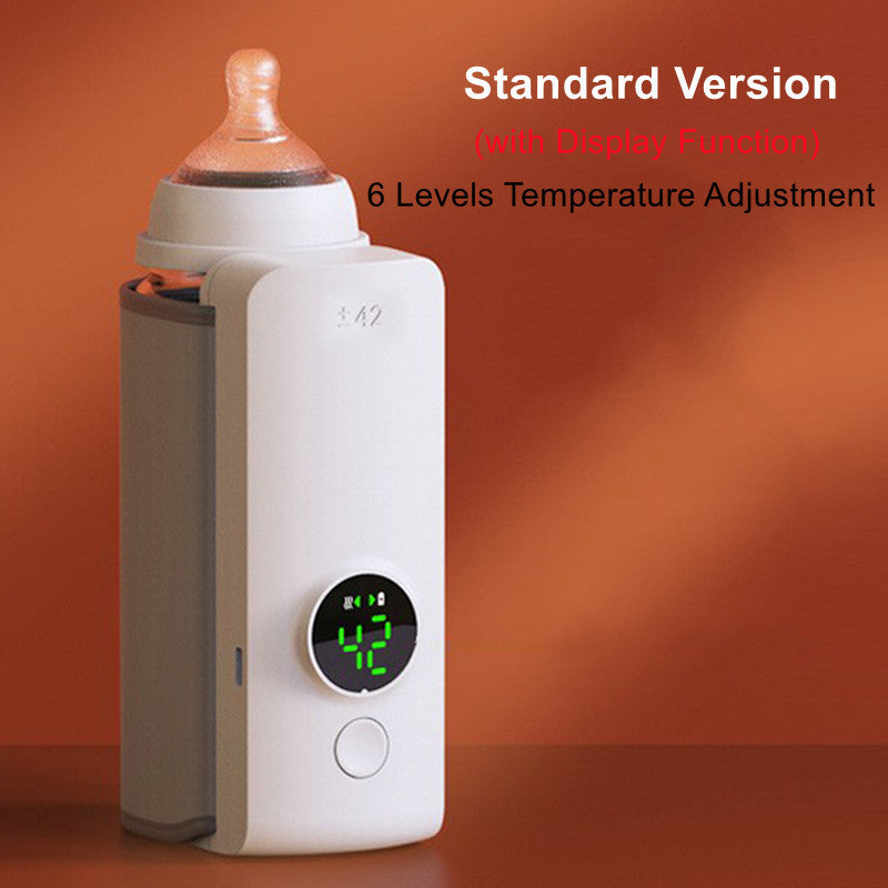 Portable Digital Bottle Warmer - Rechargeable & Eco-Friendly
