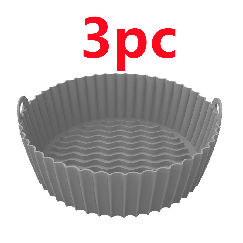 Eco-Friendly Silicone Baking Tray for Air Fryers - Reusable & Durable