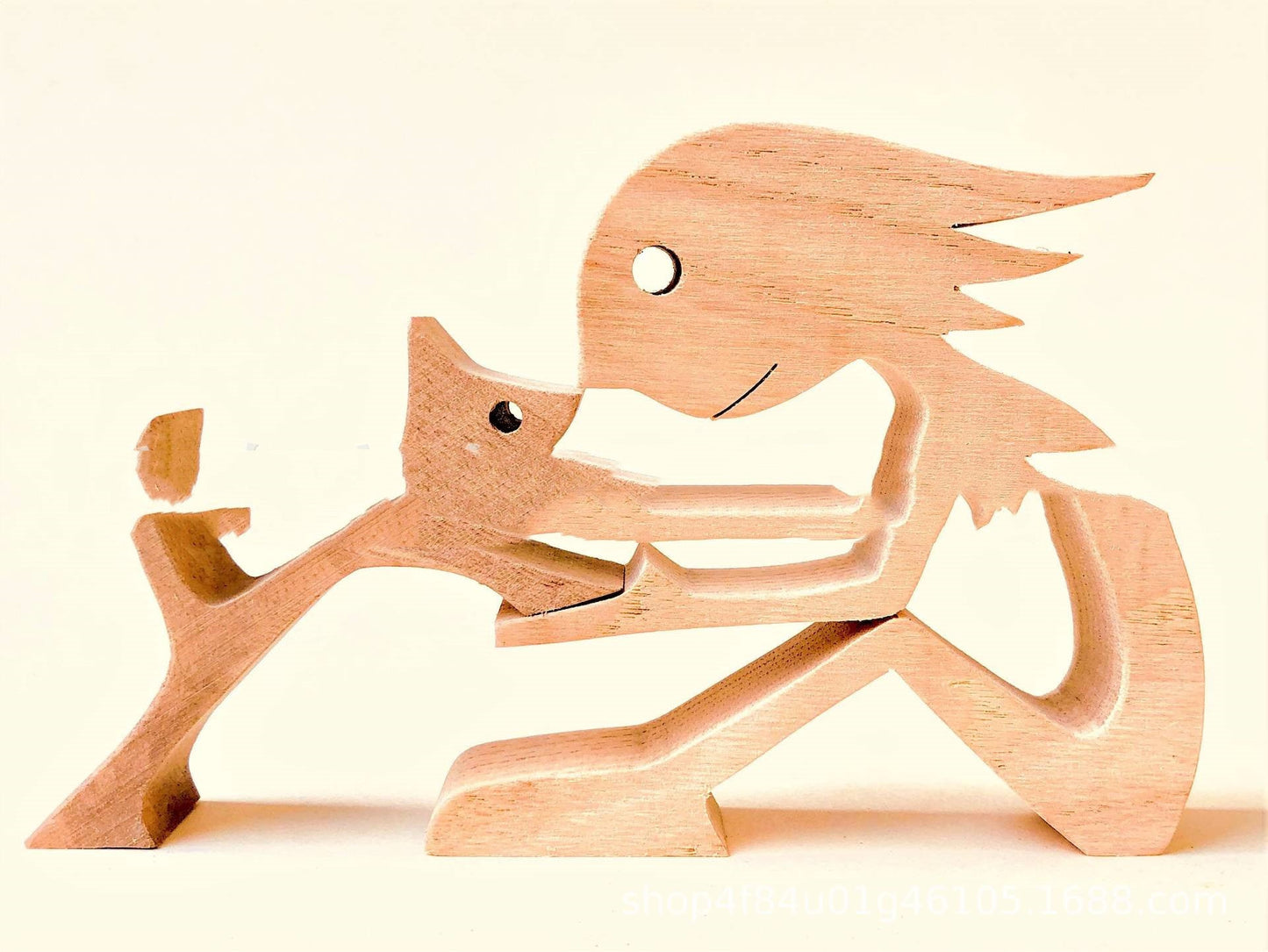 Eco-Friendly Wooden Animal Figurines - Sustainable Home Decor