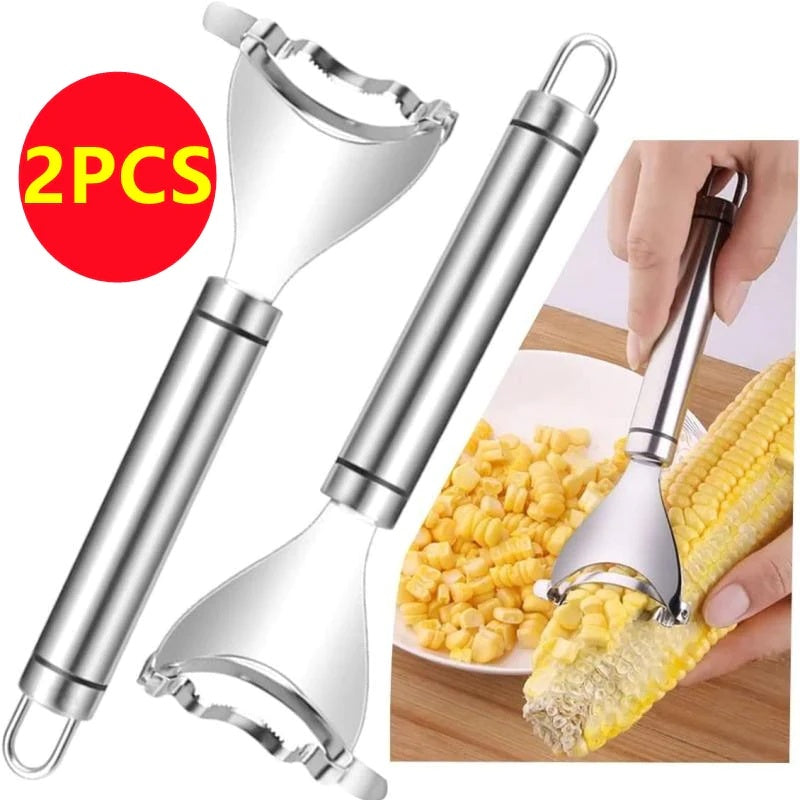 Stainless Steel Corn Peeler - Durable, Eco-Friendly Kitchen Tool