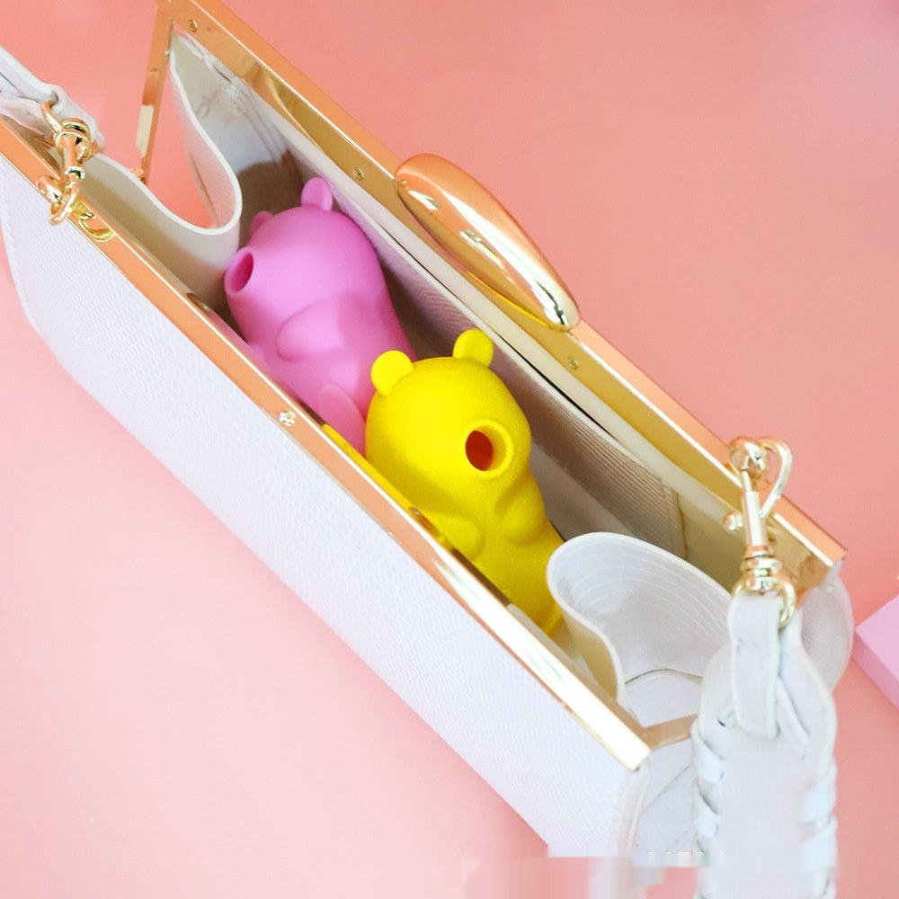 Silicone Bear Toothbrush Holders - Eco-Friendly Bathroom Organizer