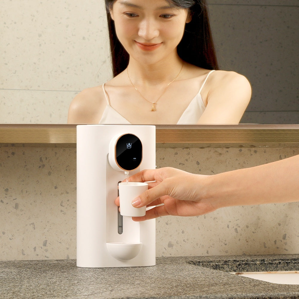 Eco-Friendly Wall-Mounted Mouthwash Dispenser - Sustainable Oral Care Solution