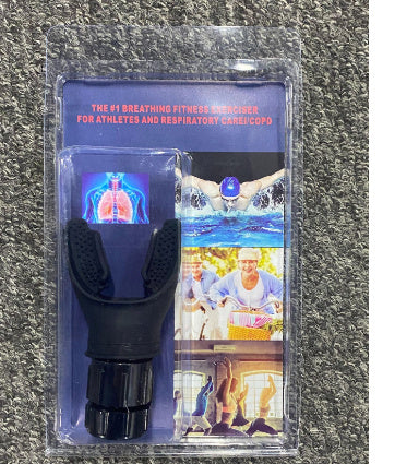 Breathing Trainer Respirator Mouthpiece for Enhanced Lung Capacity