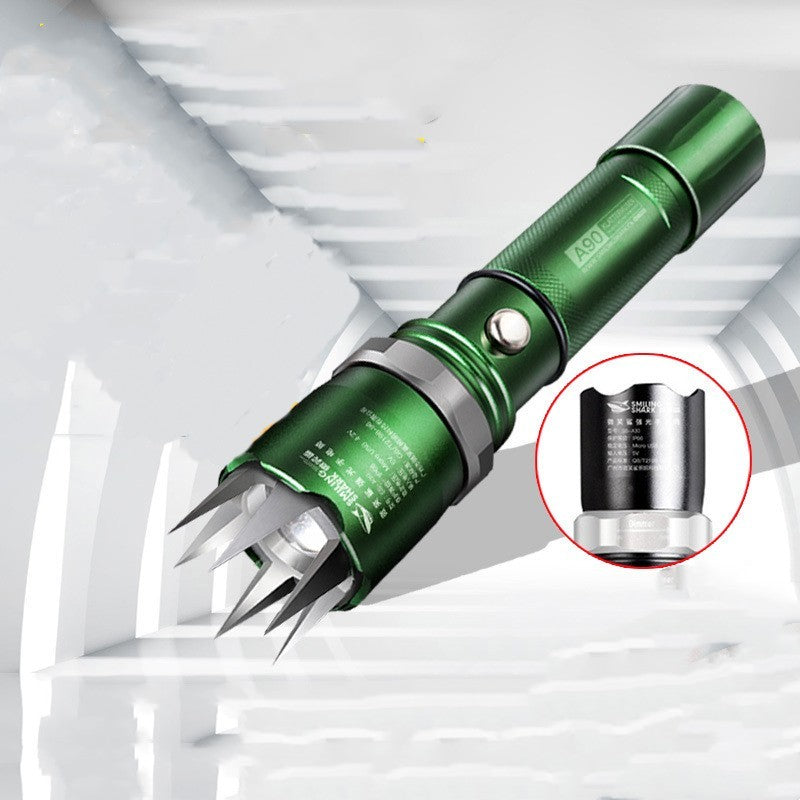 Ultra-Bright Self-Defense LED Flashlight - Rechargeable & Durable
