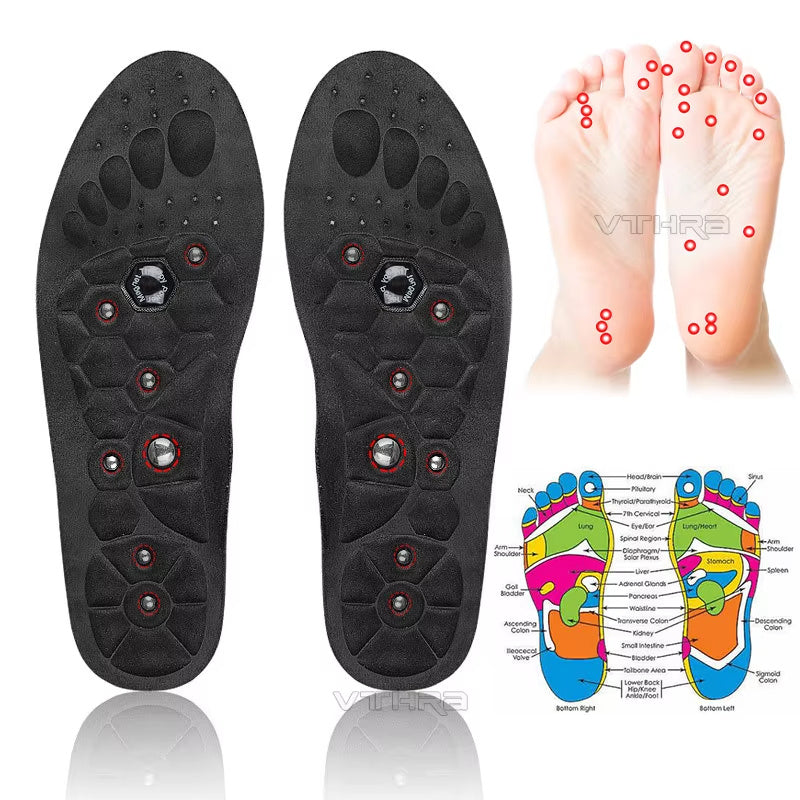 Magnetic Acupressure Insoles for Enhanced Foot Health and Circulation