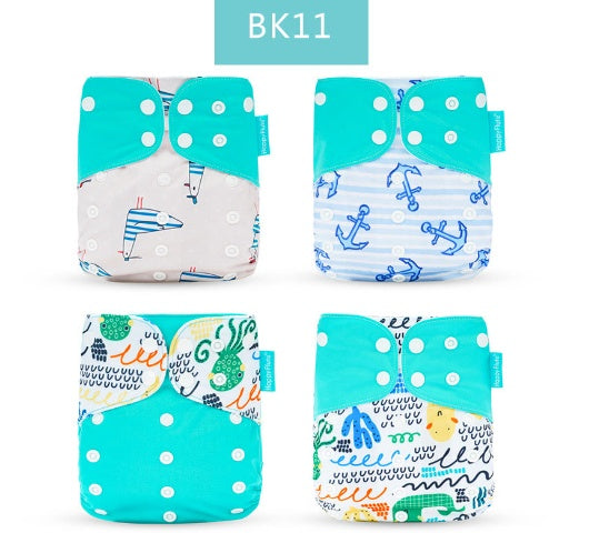 Eco-Friendly Reusable Cloth Diapers - Sustainable, Adjustable, and Gentle on Baby's Skin