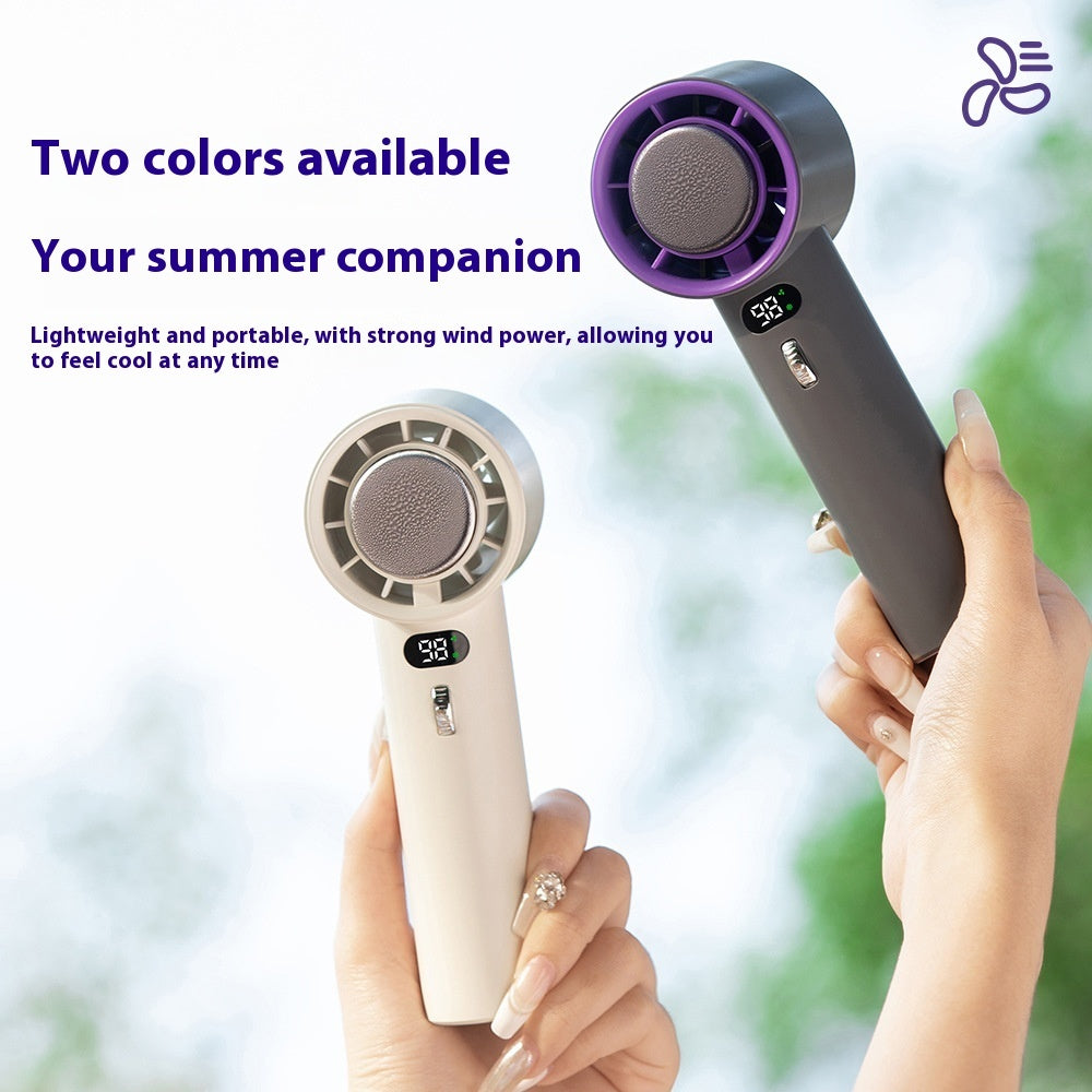 Portable Eco-Friendly Handheld Fan for Personal Cooling