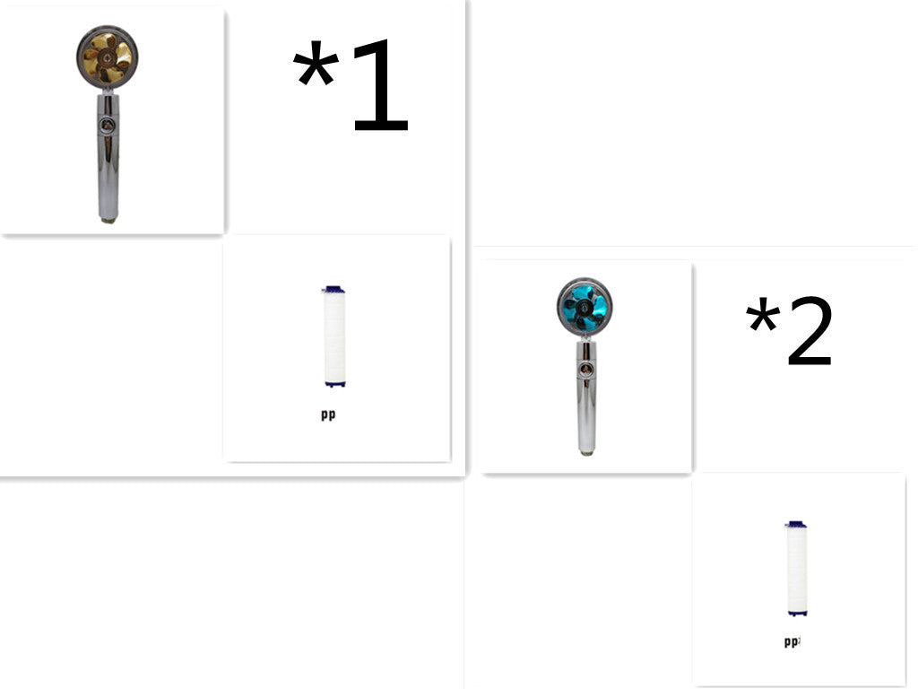 Water-Saving Handheld Shower Head with 360° Rotation and Adjustable Angles