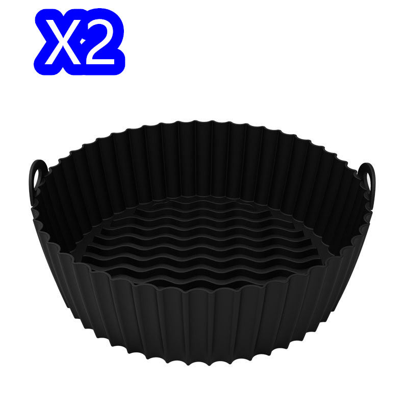 Eco-Friendly Silicone Baking Tray for Air Fryers - Reusable & Durable