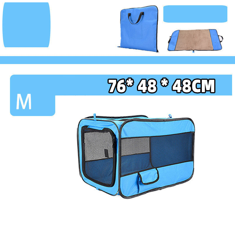 Portable Eco-Friendly Pet Crate for Travel and Home