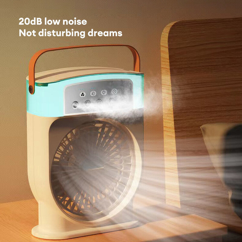 Portable Air Conditioner Cooling Fan with LED Lighting