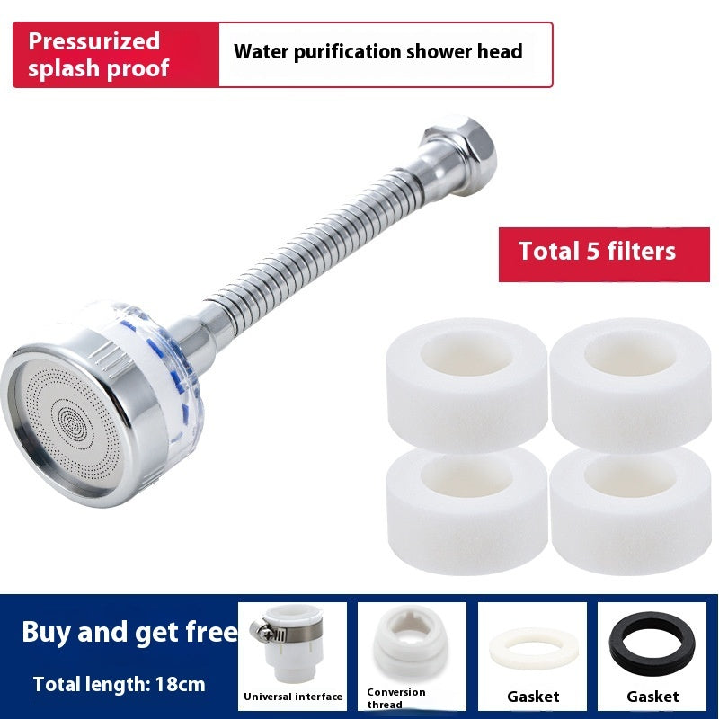 Water-Saving Filter Shower Head for Healthier Skin and Hair