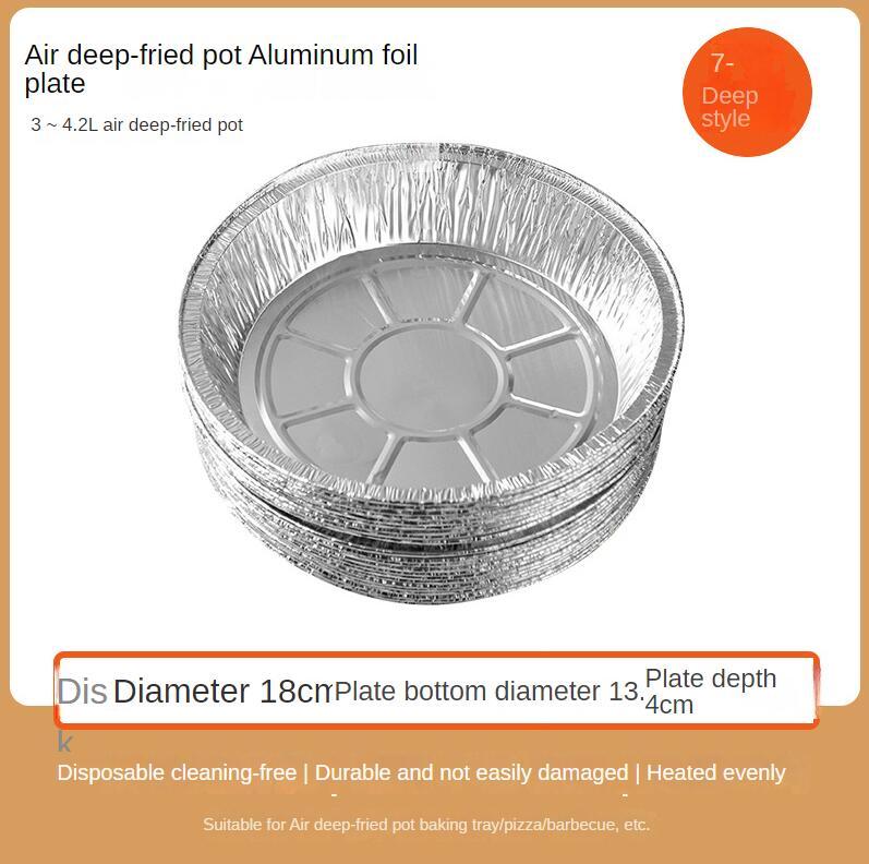 Eco-Friendly Reusable Aluminum Foil Trays for Air Fryers
