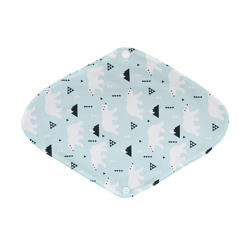 Eco-Friendly Reusable Cloth Menstrual Pads - Multicolored Patterns