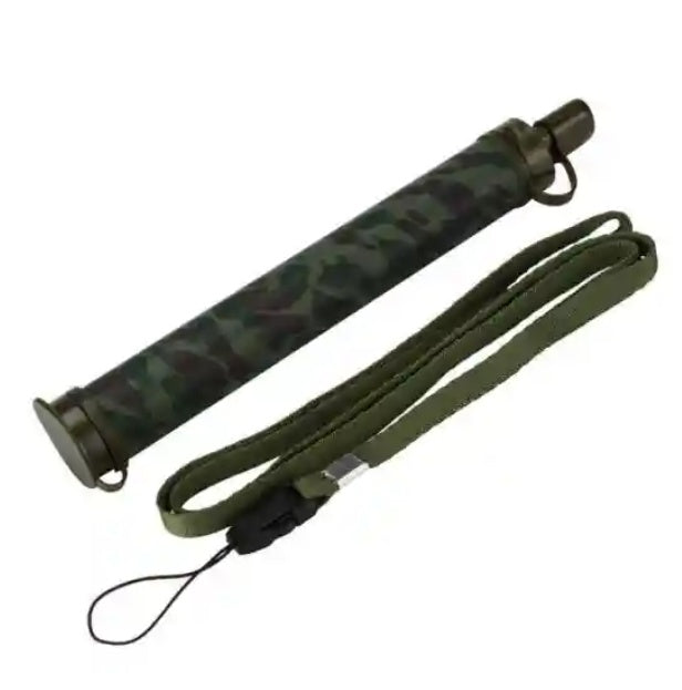 Portable Blue Cylindrical Water Filter for Eco-Friendly Hydration