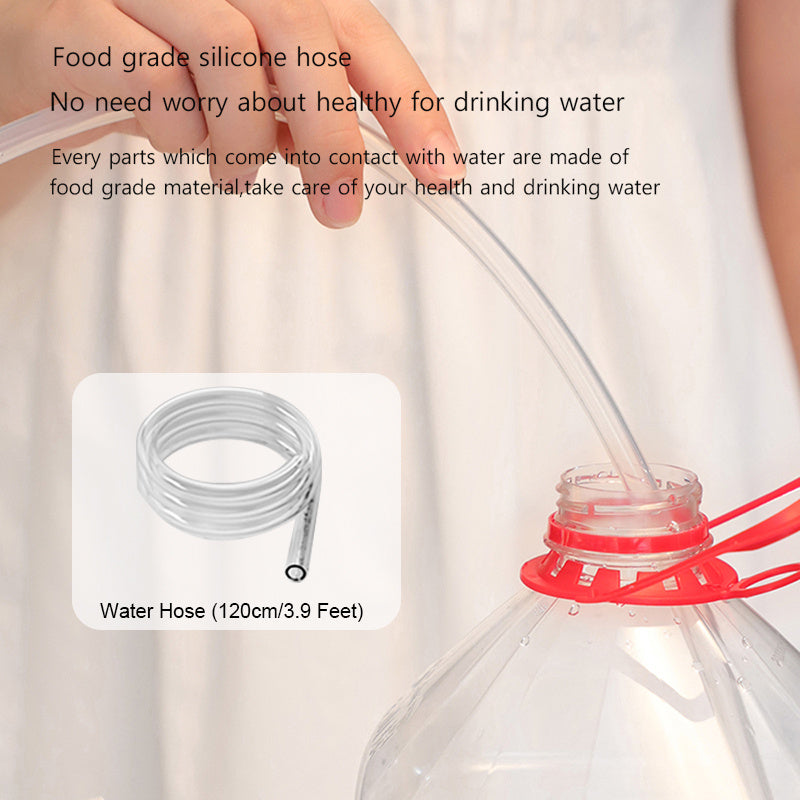 Eco-Friendly Countertop Water Dispenser - Black Cylindrical Design