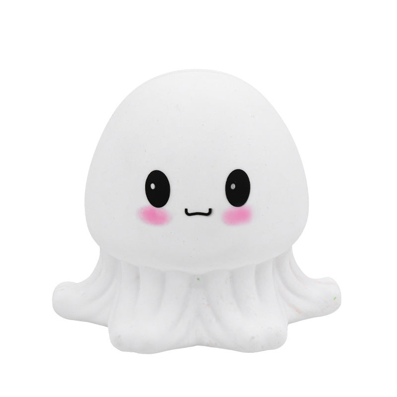 Octopus Night Light - Soft Yellow Glow, Energy-Efficient LED