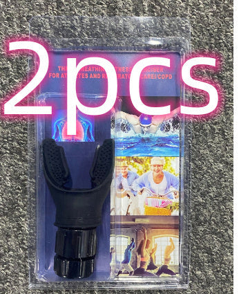 Breathing Trainer Respirator Mouthpiece for Enhanced Lung Capacity