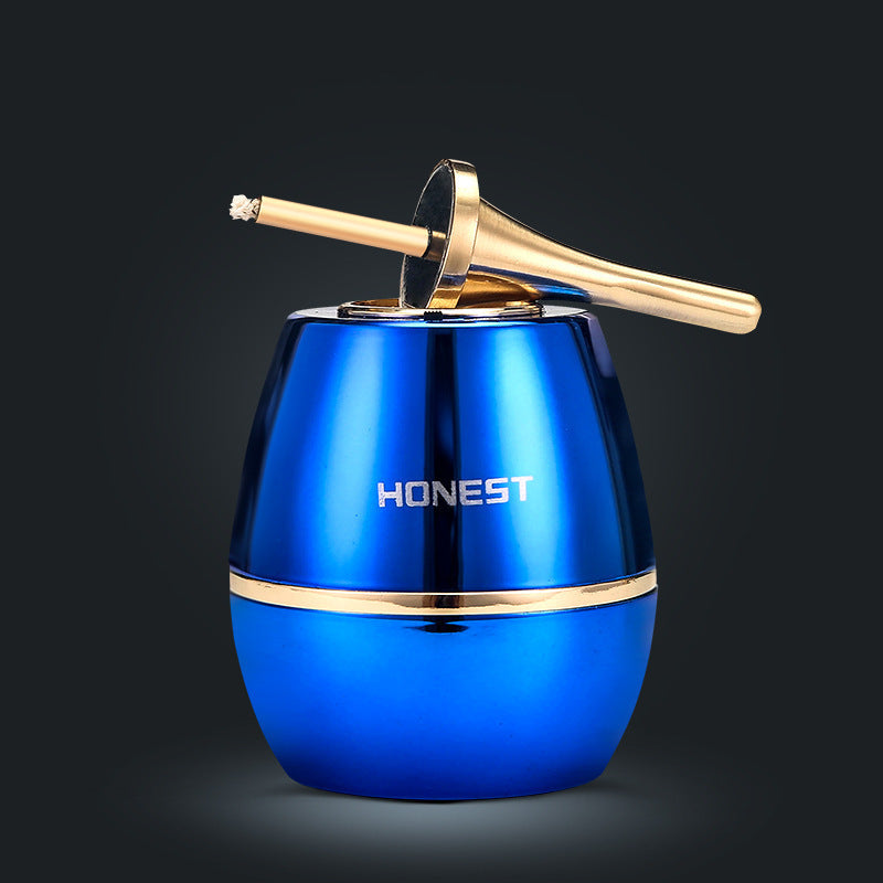 Eco-Friendly Black & Gold Oil Lamp - Sustainable Lighting Solution