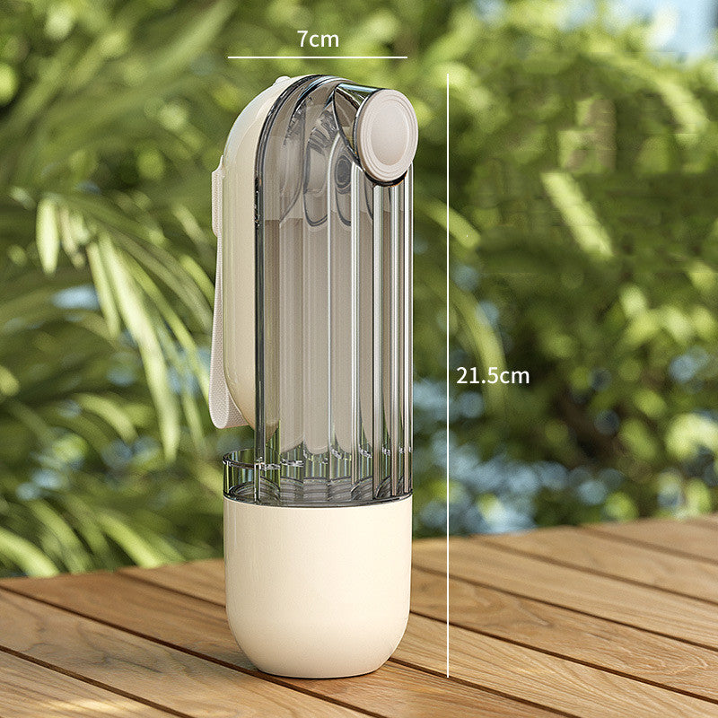 Portable 2-in-1 Pet Water and Food Container - Eco-Friendly Travel Solution