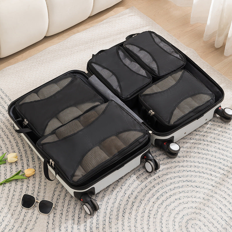 Beige Rectangular Storage Bags - Space-Saving, Durable, Eco-Friendly