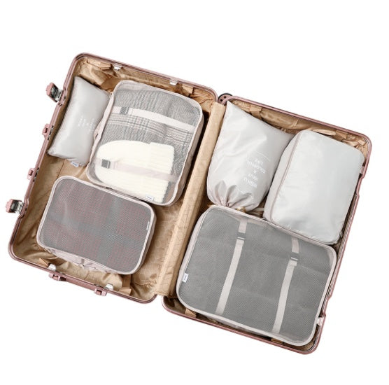 Eco-Friendly Travel and Storage Organizer Set - Light Blue