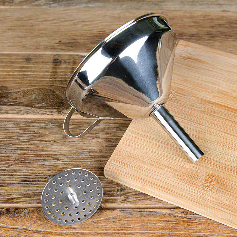 Stainless Steel Eco-Friendly Funnel Set for Kitchen & Household