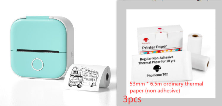 Compact Eco-Friendly Portable Label Printer for Home Organization