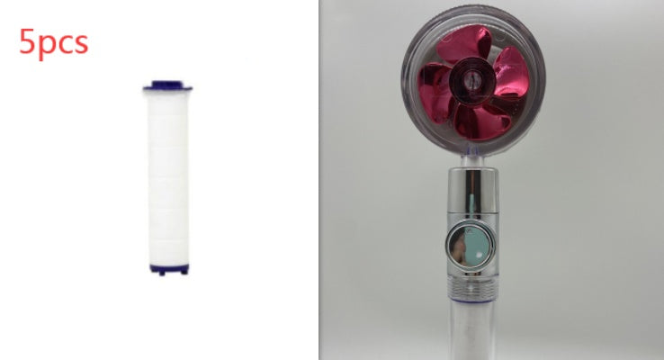 Water-Saving Handheld Shower Head with 360° Rotation and Adjustable Angles