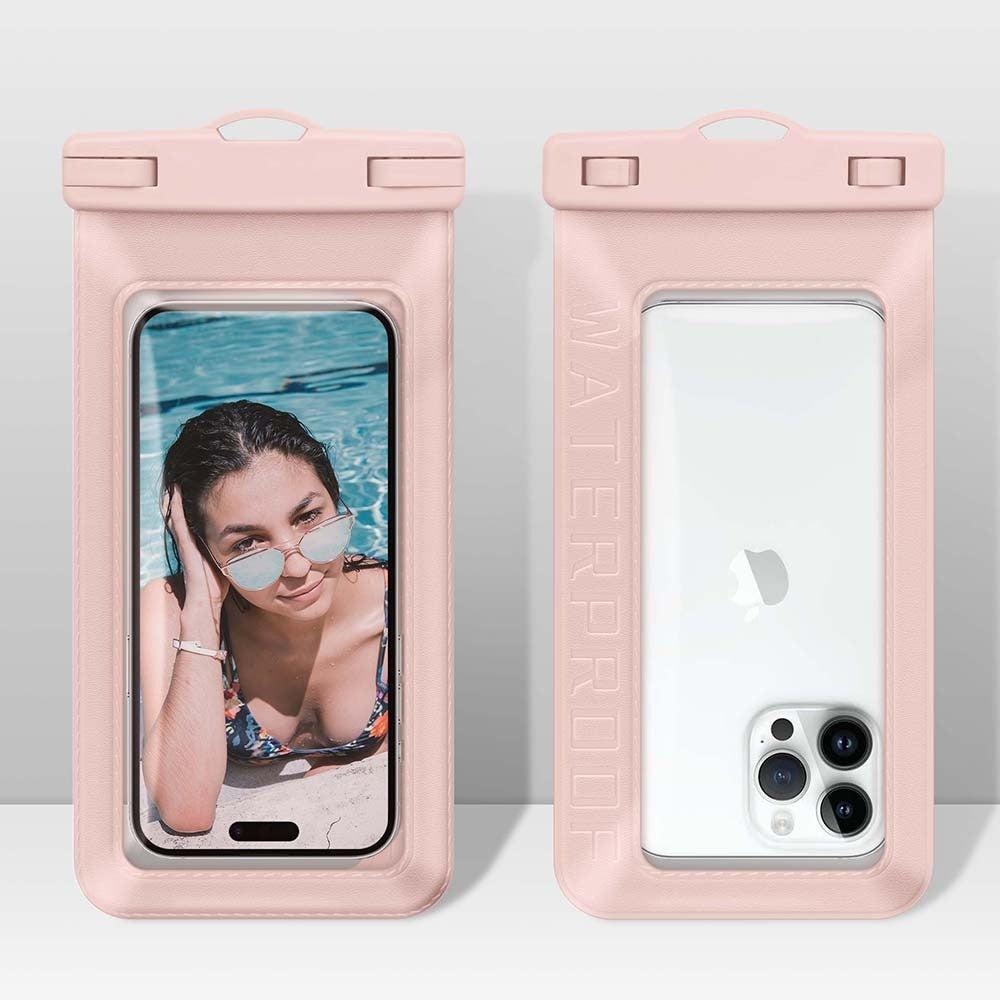 Waterproof Phone Pouch - Light Blue, Durable & Eco-Friendly
