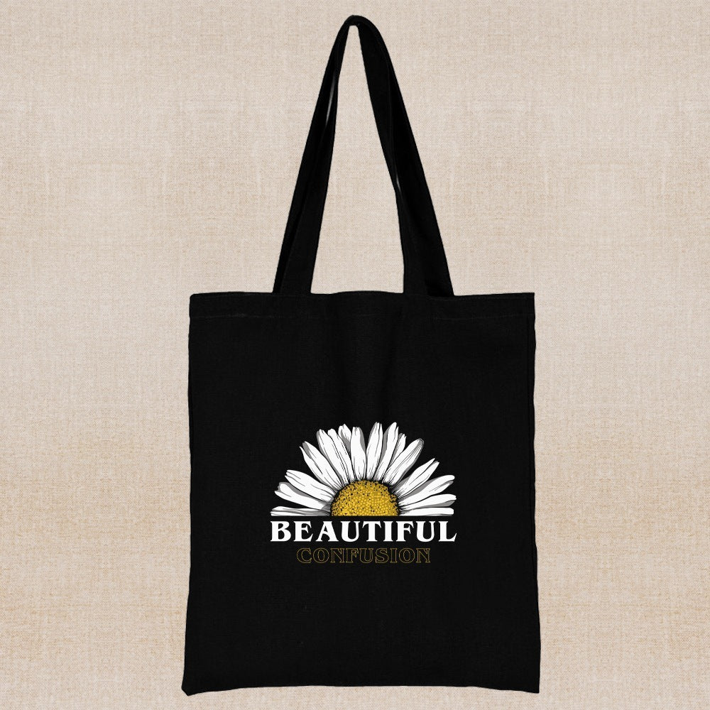Eco-Friendly Daisy Tote Bag - Sustainable, Reusable, Durable