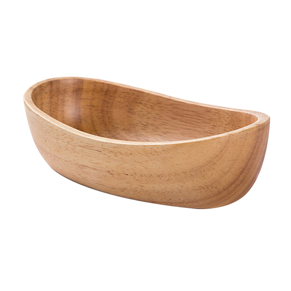 Eco-Friendly Oval Wooden Bowl for Modern Homes