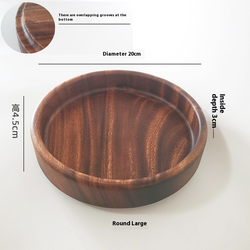 Eco-Friendly Rectangular Wooden Trays - Sustainable Home Décor